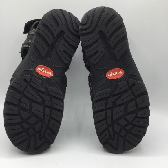 WRANGLER Pennington Brown Faux Leather Fisherman Sandals Size 7 - Picture 9 of 11